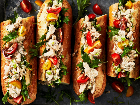 sandwiches made with Good Catch plant-based tuna