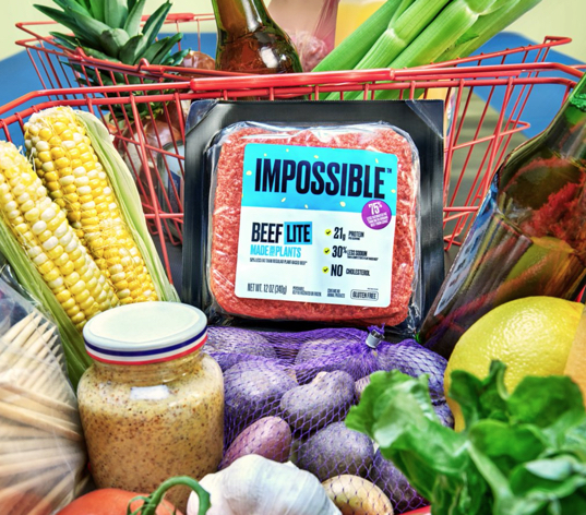 Impossible Beef Lite publicity image